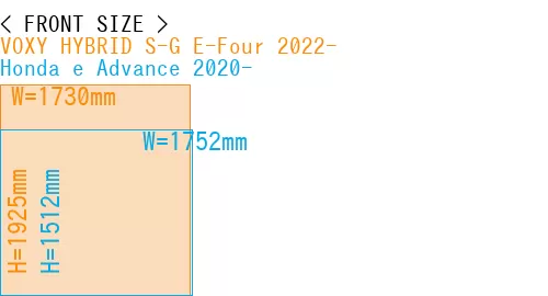 #VOXY HYBRID S-G E-Four 2022- + Honda e Advance 2020-
